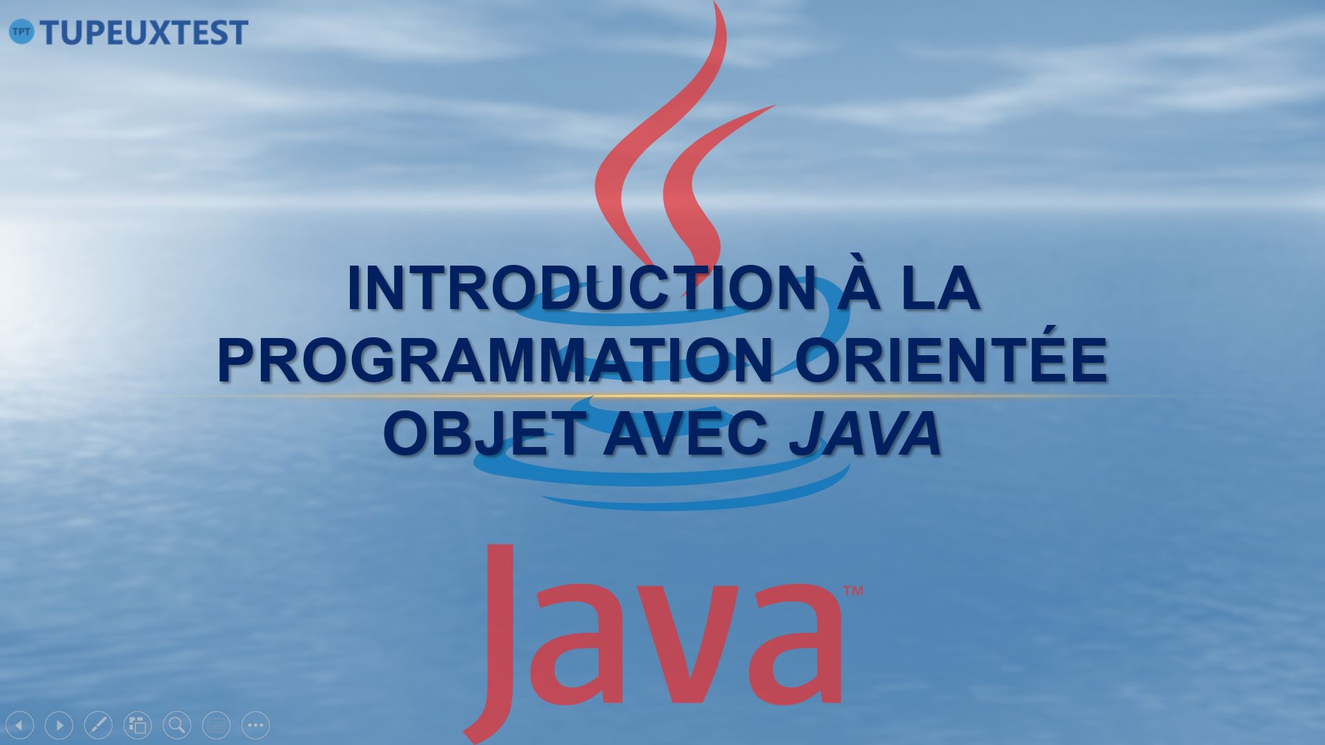8.2 Introduction à la Programmation Orientée Objet avec Java (automatisation des tests)